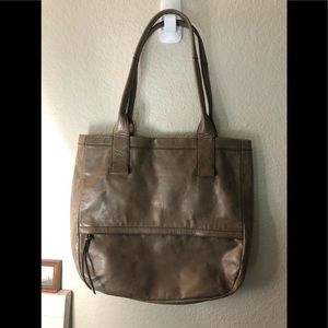 Hobo taupe large tote bag